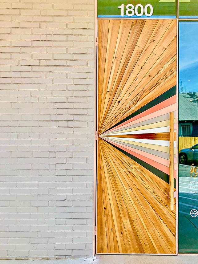 Suerte door in east Austin