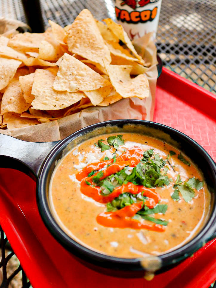 Queso at Torchy's Tacos