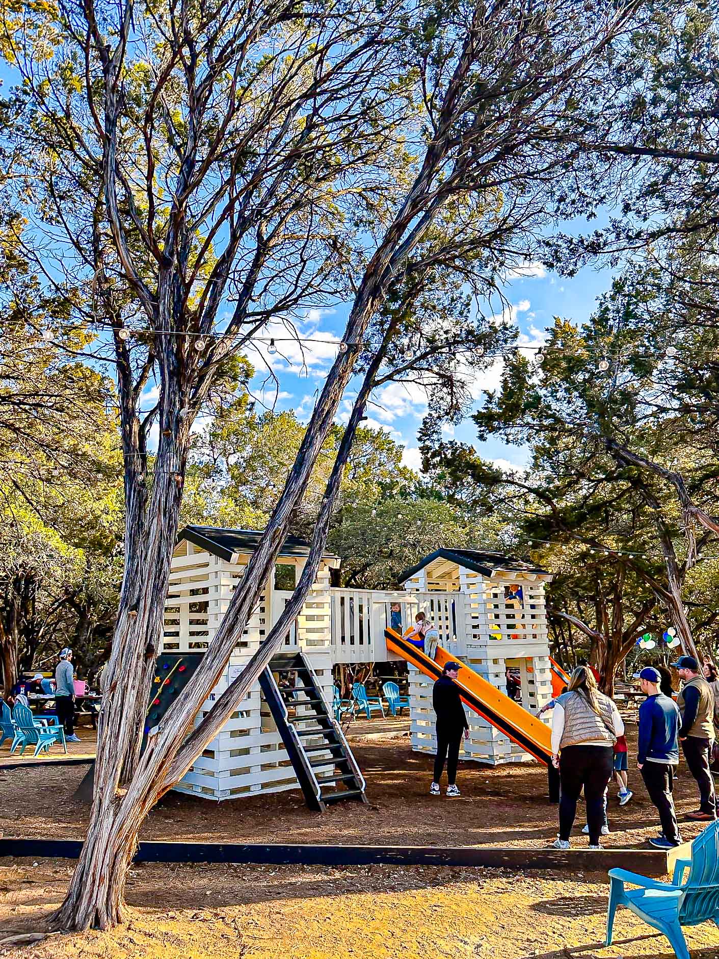 Playground at Fitzhugh Brewing in Dripping Springs