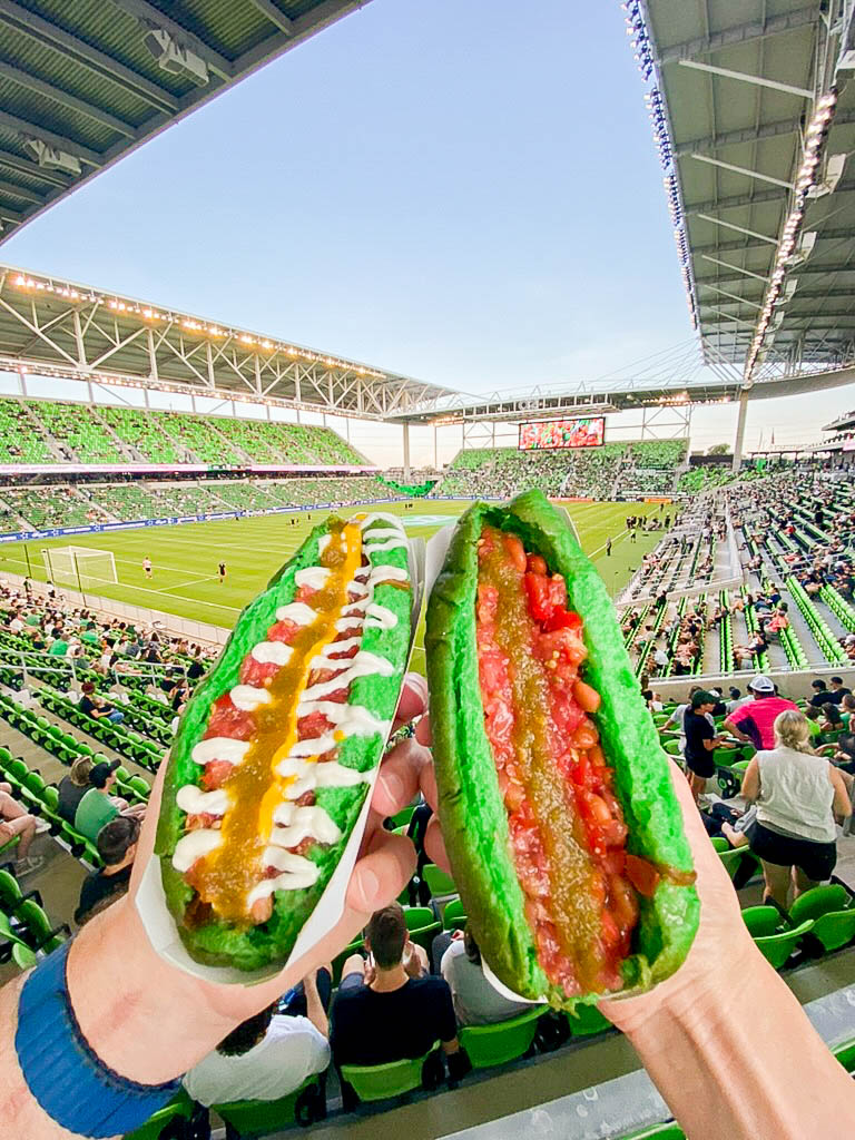 hot dogs at austin fc game
