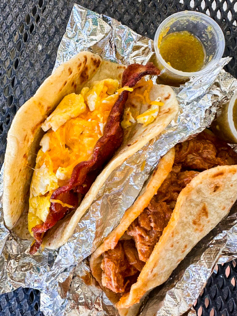 breakfast tacos in Austin