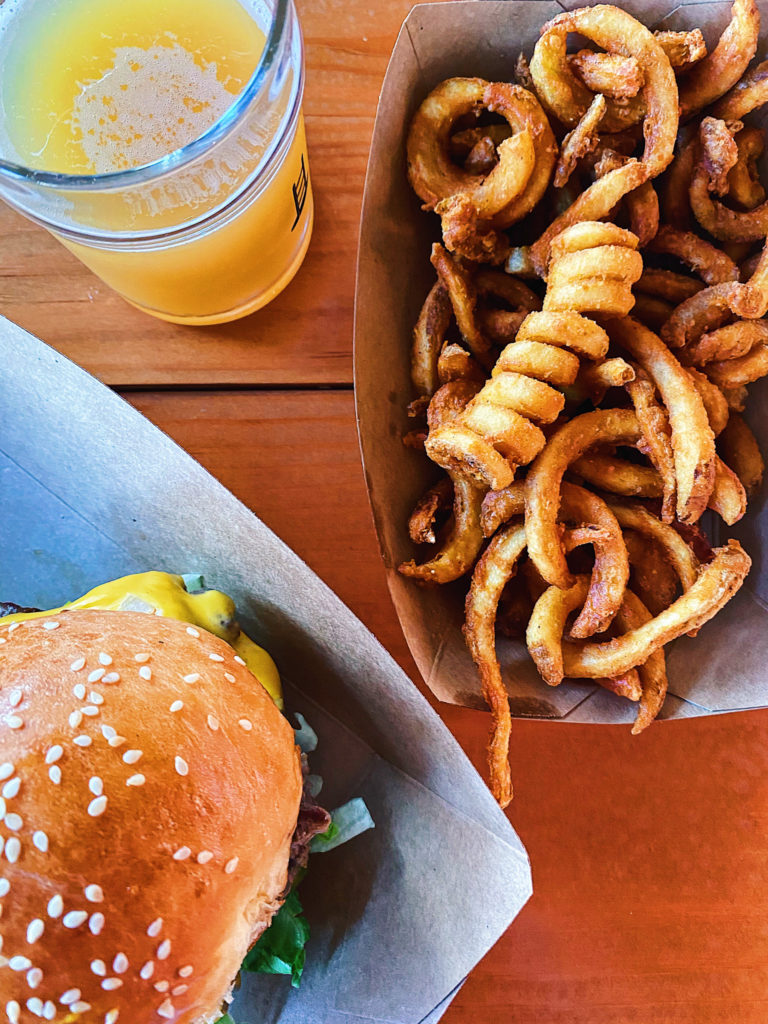 Curly fries at Hold Out Brewing