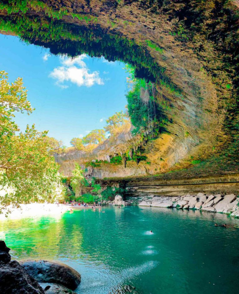 Low water levels forced Jacob's Well to close to swimmers. Now Blue Hole is  closed, too.