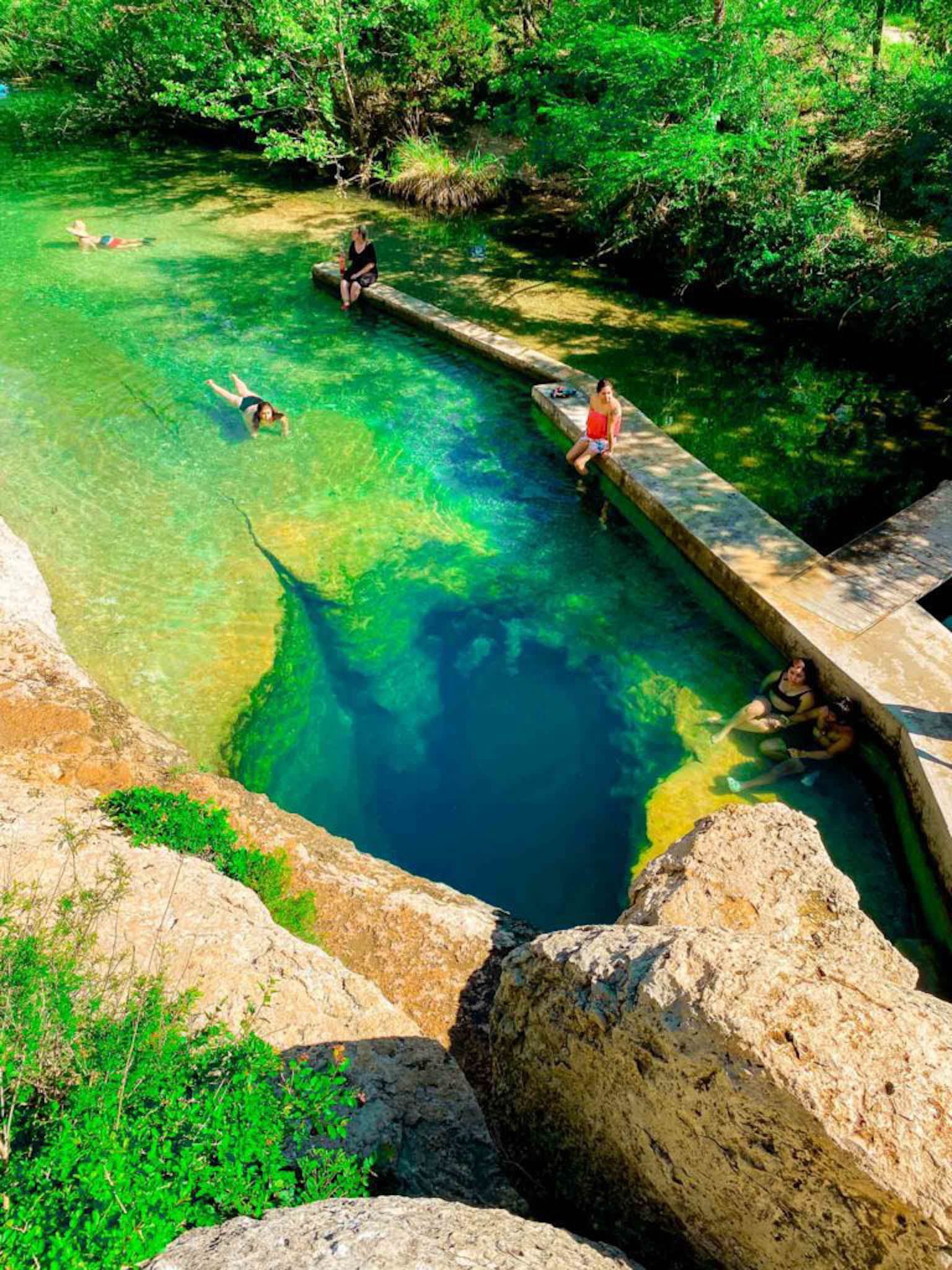 Low water levels forced Jacob's Well to close to swimmers. Now Blue Hole is  closed, too.