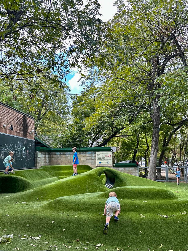 Austin Restaurants With Playgrounds- Home Slice North Loop Home Slice Playground North Loop