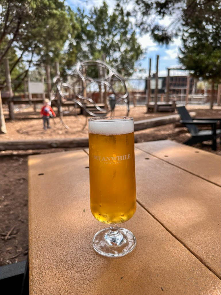 Austin Restaurants With Playgrounds- Meanwhile Brewing kids play area at Meanwhile Brewing