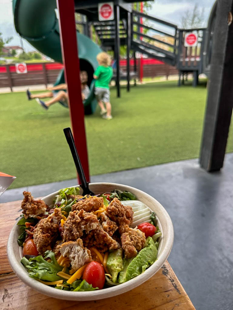 Austin Restaurants With Playgrounds- Hat Creek Burger Hat Creek Burger