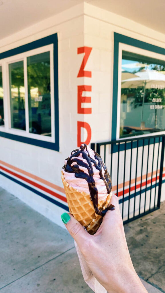 Zed's Ice Cream in Austin Texas