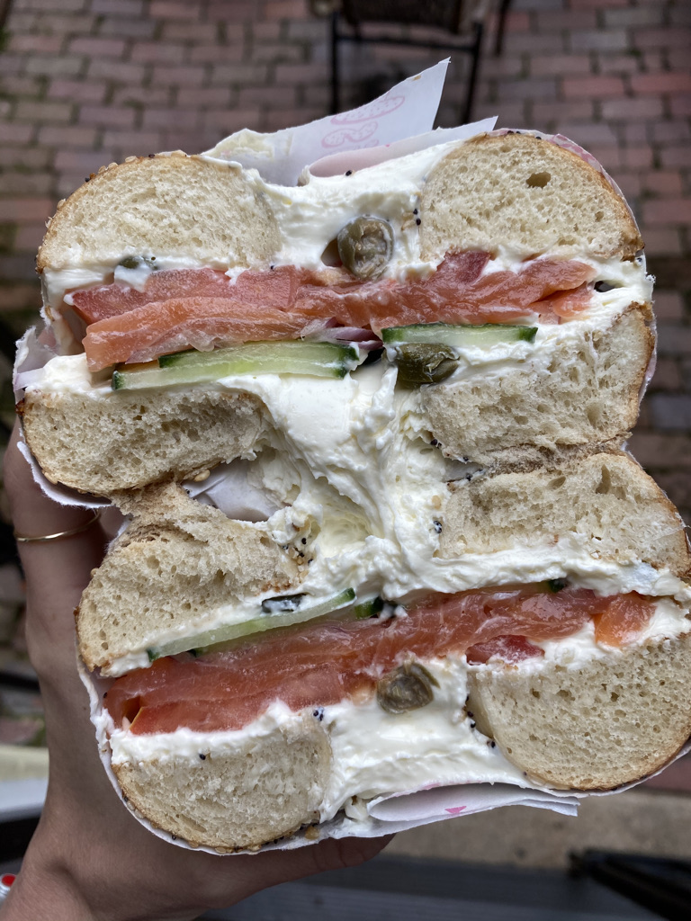 Rosen's Bagels with Lox