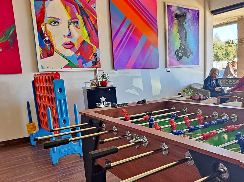 austin coffee shops with playgrounds- Malone Coffee Shop Malone Coffee Shop Playground
