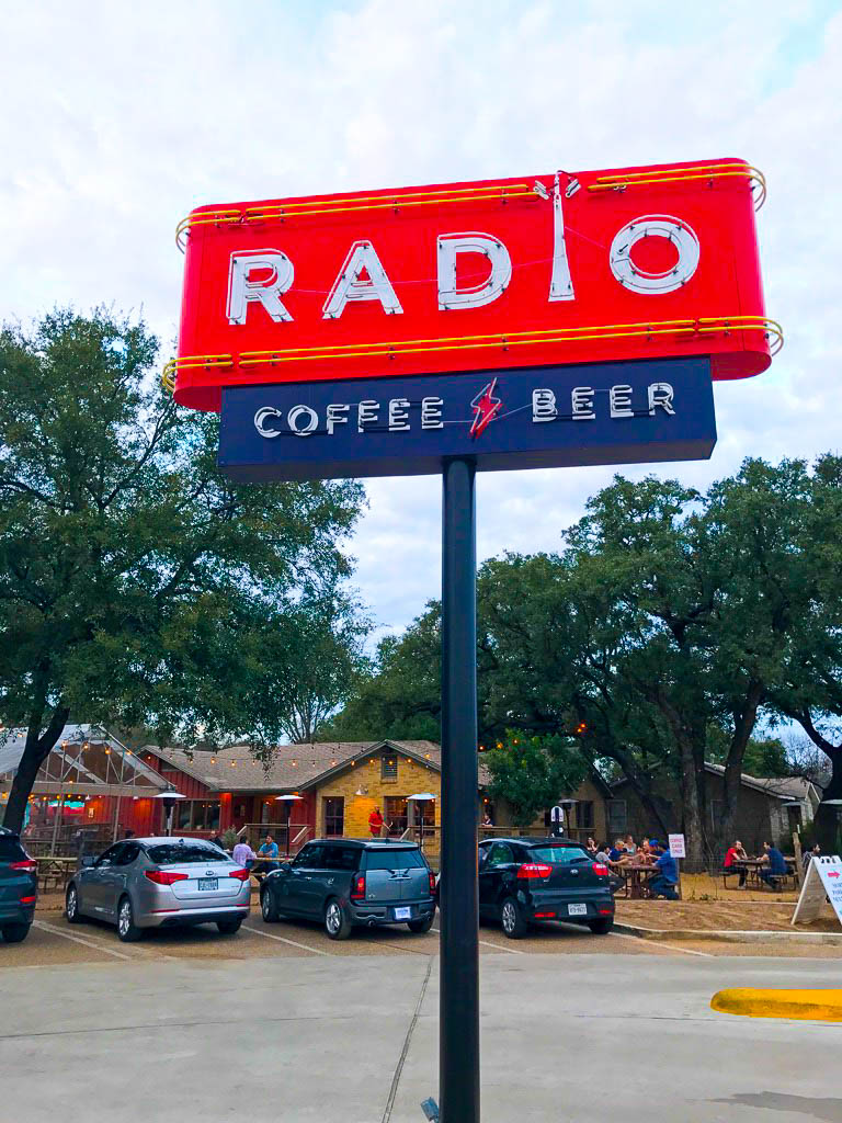 Radio coffee and beer