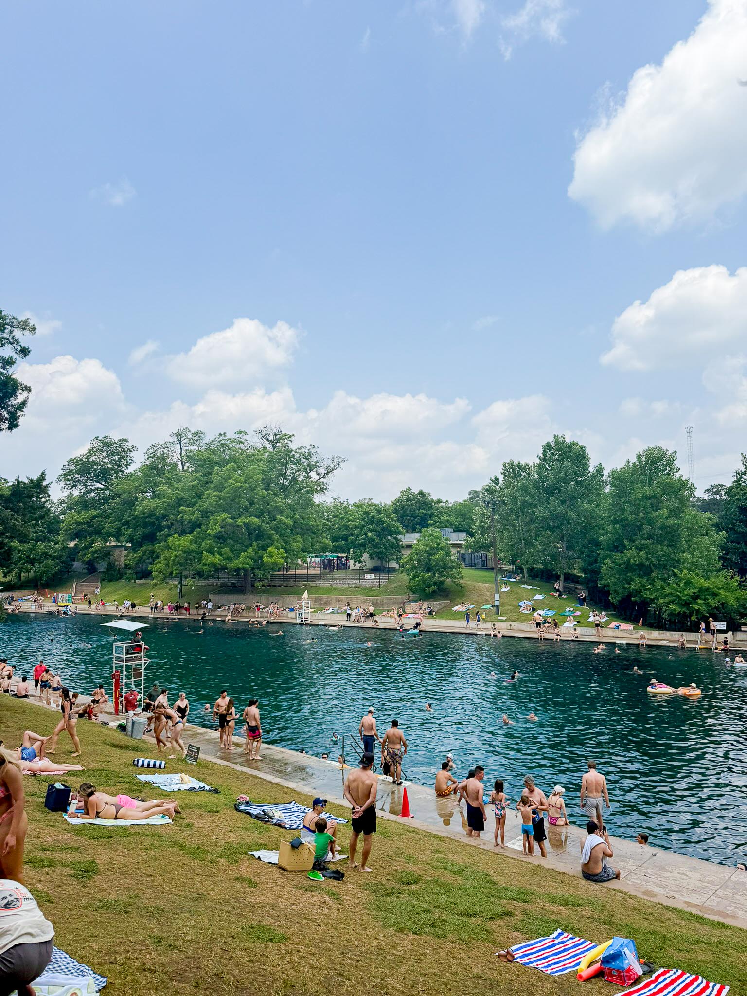 summer activities in Austin-5 Barton springs Pool
