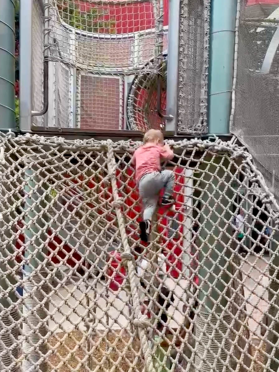 outdoor play at The Thinkery