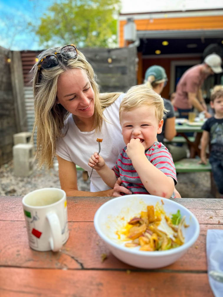 breakfast in Austin with kids